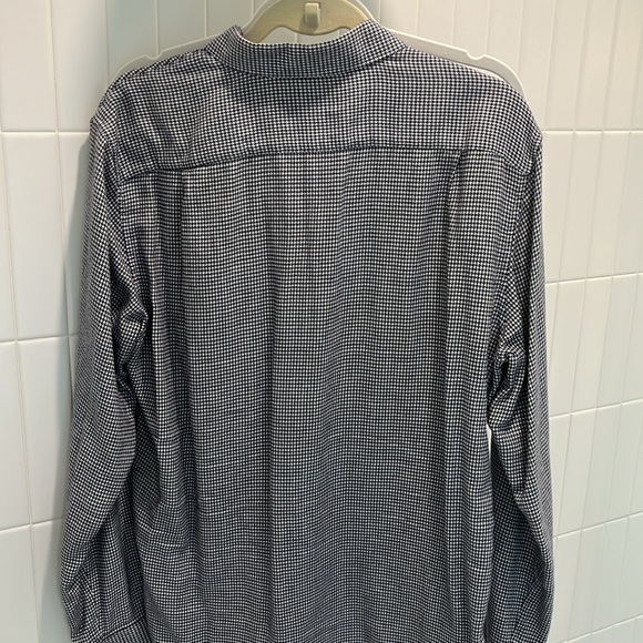 Bonobos unbutton down navy houndstooth check shirt Slim Fit M - Picture 5 of 6